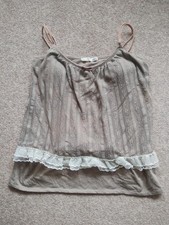 Gelato pique vintage beige top - beige,