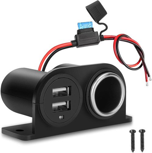 1pcs dual usb outlet - 1pcs,