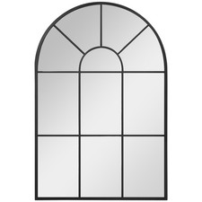 HOMCOM Modern Arched Window