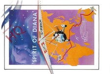 Picture Postcard::COLIN BODILL'S RECORD MICROLIGHT FLIGHT, SPIRIT OF DIANA