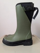Merry People Tall Wellies Fergie Khaki Green Size 38/5