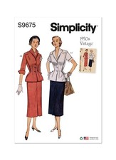 SIMPLICITY 9675 MISSES 1950's