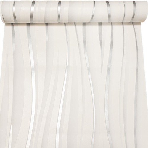 White silver wave wallpaper - wave,