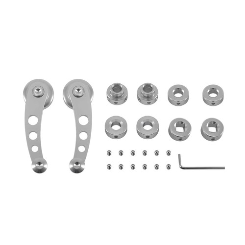 Billet aluminum window - window, crank