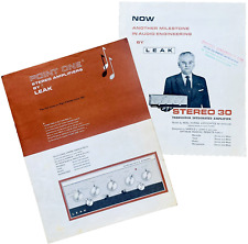 VERY RARE LEAK Stereo Pre & Power Amplifier Leaflet Point One Varislope 20 30 60