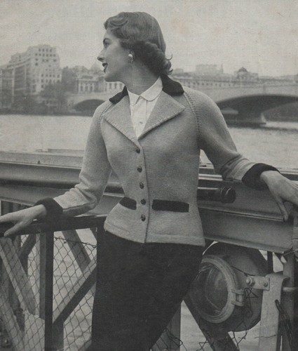 Vintage knitting pattern - knitting, 1950s