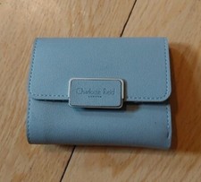 Charlotte Reid London Grey Small Wallet Purse NEW