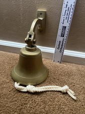 Vintage 6” Large Brass Bell