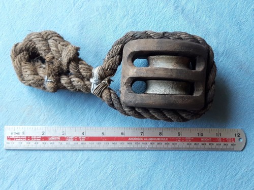 Wooden pulley block ships - wooden, block,