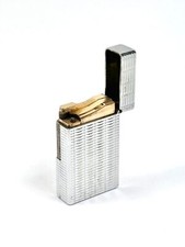 S.T. Dupont Ligne 2 Silver-Plated Lighter – Vintage – For Repair or Parts