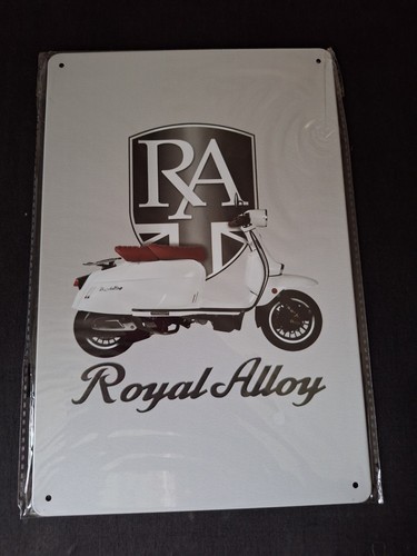 Royal alloy metal sign plaque - royal,