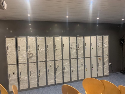 Metal lockers brand new gym - brand,