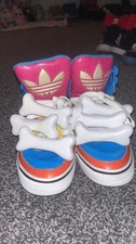 adidas Jeremy Scott bones multicolor 2015 leather luxury shoe size 5