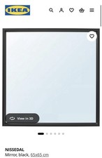 IKEA NISSEDAL White Mirror