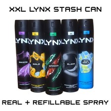 Real Spray XXL Lynx Stash Can Safe Secret Hidden Smell Proof Container Storage