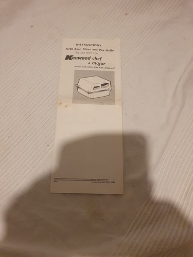 Kenwood chef major a760 bean - chef, &