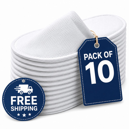 Pack white towelling - 10,