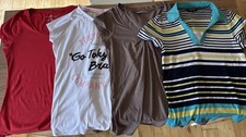 4 x Ladies 100% Cotton Tops - Size 14 (M&S, Next, Maine & Tokyo Laundry)