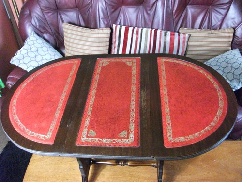 Vintage mahogany swivel drop - vintage,