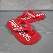 Havaianas Flip Flop Kids 7C Red Sandal Summer Beach Holiday