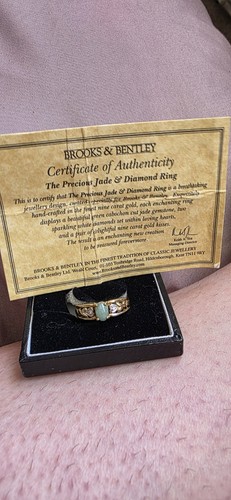 Jade diamond ring - ring, size