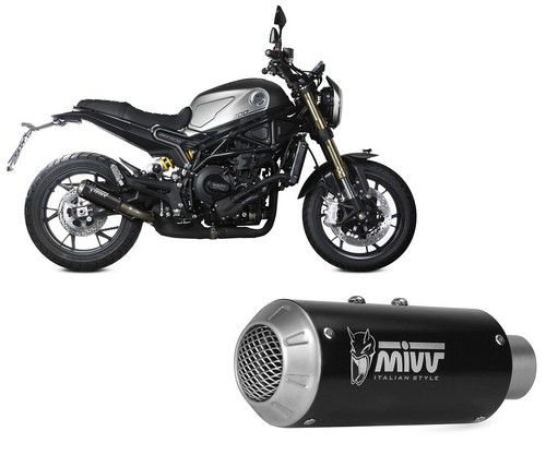 Mivv exhaust muffler mk3 black - mivv,