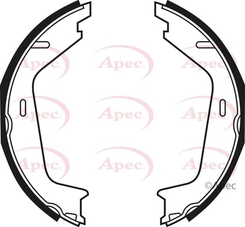 Apec brake shoes rear - apec,