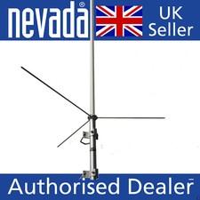 Comet GP-6  high gain dualband 145/433MHz fibreglass 2-piece base antenna