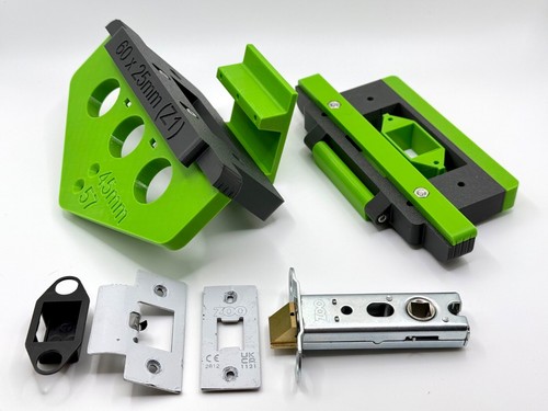 Tubular latch jig router - latch,