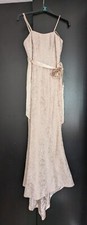 Coast Silvia Maxi Lace Dress Neutral