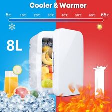 8L Portable Mini Fridge Table Top Electric Small Cooler Bedroom Ice Box Office