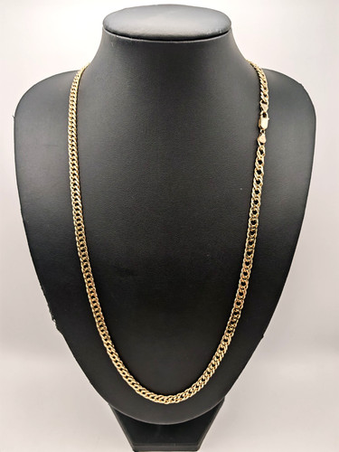 Solid 9ct yellow gold - gold, double