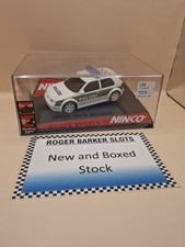 Ninco 50321 VW Golf Polizel Police Lights White 1:32 Slot Car Racing