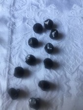 Victorian black-glass mourning