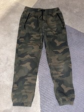 Next Khaki Cargo Trousers 12 Years