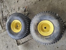 john deere lt ltr ride on lawn mower back rear wheels and tyres 20 10.00 8 rims