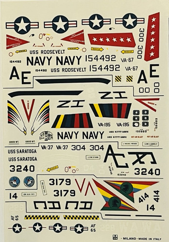 Decals ltv 7 corsair ii - decals, a-7