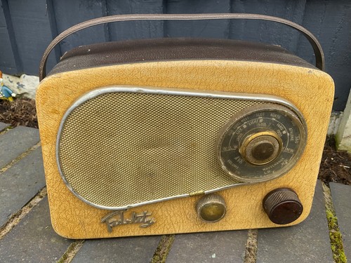 Vintage retro fidelity radio - fidelity,