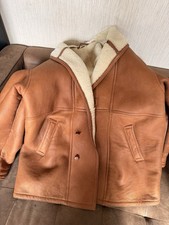 Shearling Sheepskin Car Coat/