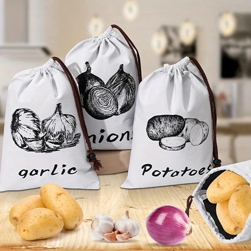 3pcs vegetable storage bags - 3pcs,