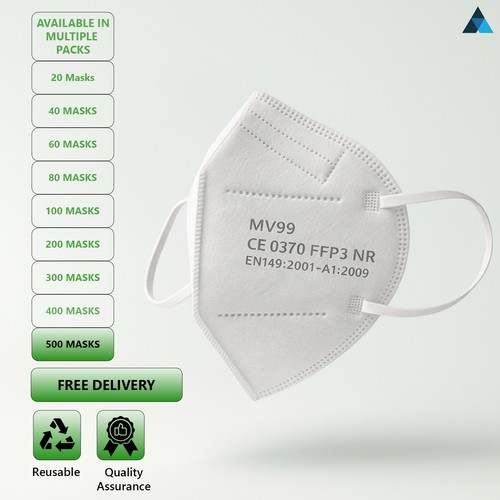 Ffp3 white face - ffp3, nr