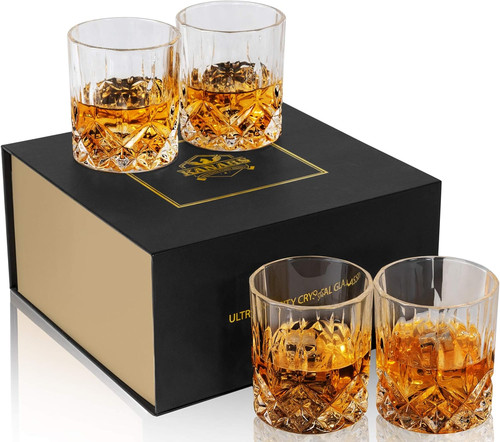Old fashioned whiskey glasses - old,
