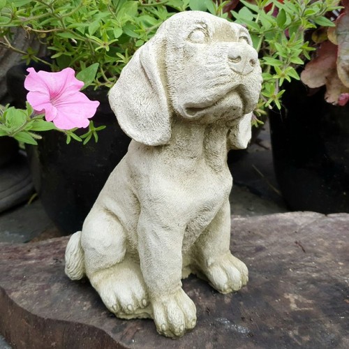 Dog statue spaniel puppy - statue,