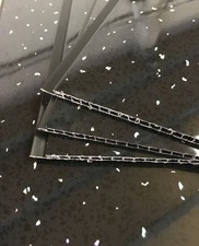 Gloss White or Black Sparkle