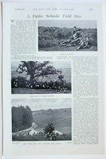 1898 PRINT PUBLIC SCHOOL FIELD DAY OPENING ATTACK HARROW CORPS 