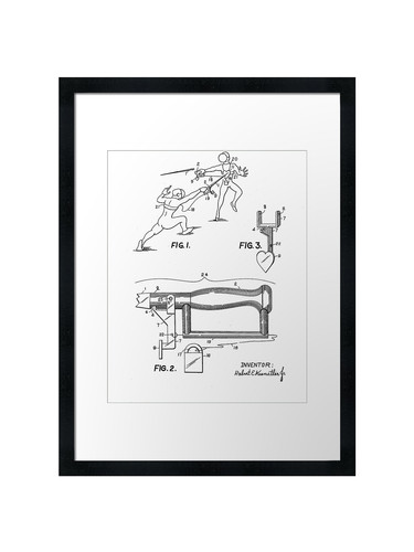 Fencing swords vintage patent - fencing,