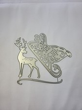 Christmas Xmas Reindeer Sled