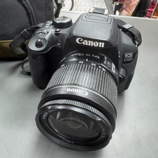 Canon eos 650d with - with, 18-55mm
