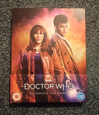 DOCTOR WHO THE COMPLETE FOURTH SERIES BLU RAY STEELBOOK David Tennant 4 Four