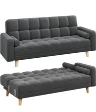 Velvet Convertible Sofa Bed 3
